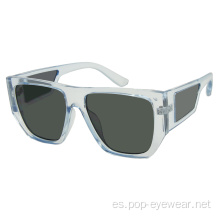 Gafas de sol de plástico estilo Panga de moda para unisex